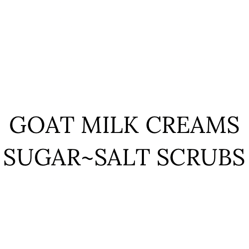 Goat Milk Creams & Scrubs