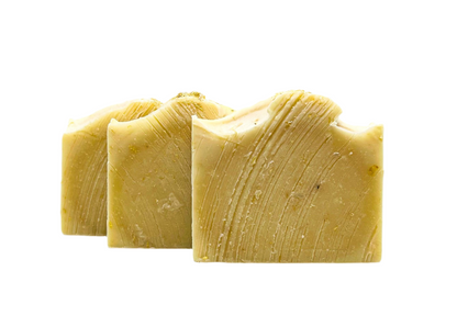 Citrus Basil Loofah Goat Milk Soap