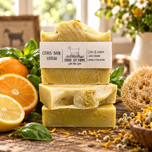 Citrus Basil Loofah