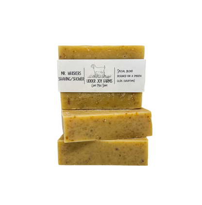 Mr. Whiskers Shower/Shaving Goat Milk Soap