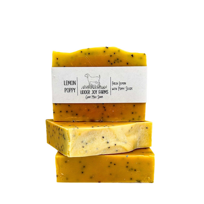 Lemon Poppy Goat Milk Soap